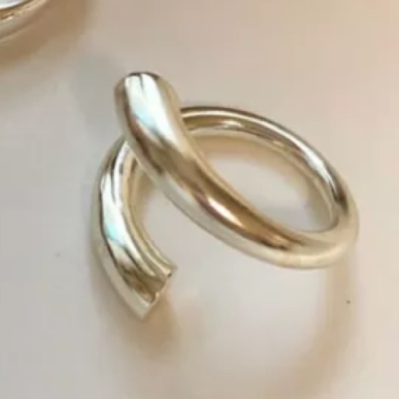 Beautiful Sterling Silver Handcrafted Rings Adjustable Size 7-8 - Picture 4 of 4